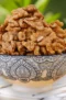 Lite brown walnut kernels